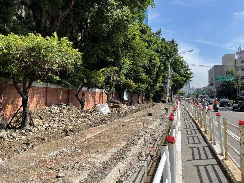 「板橋府中美學示範基地」改造工程進行中。