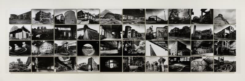 《廢墟迷走I─以屍骸構築的文明》是自1991至2005年橫跨14年的創作，姚瑞中踏查臺灣南北，實地拍攝40張影像。