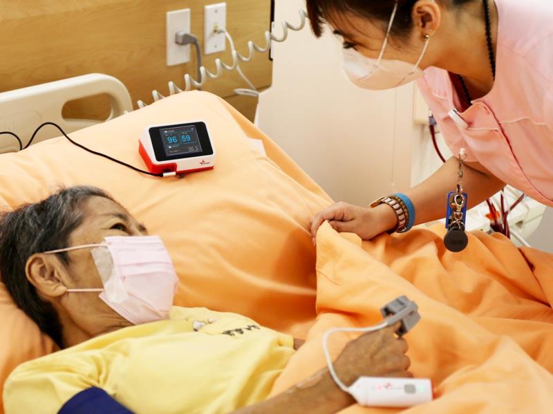 安麗莎無線連續血氧監測 守護隔離病患健康