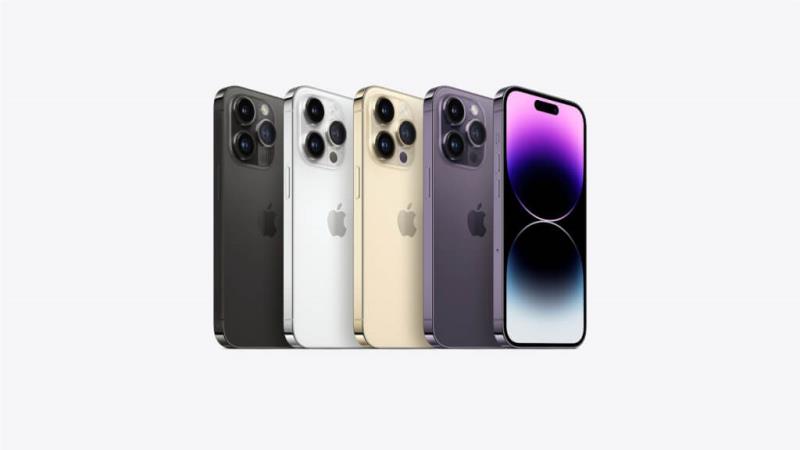iPhone 14 Pro有4種顏色。（圖取自蘋果網頁apple.com）