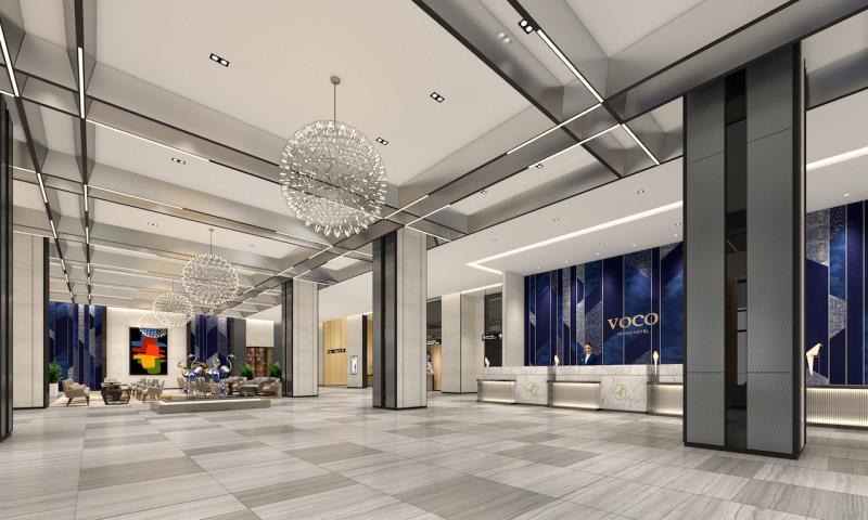 「嘉義福容voco酒店」接待大廳示意圖