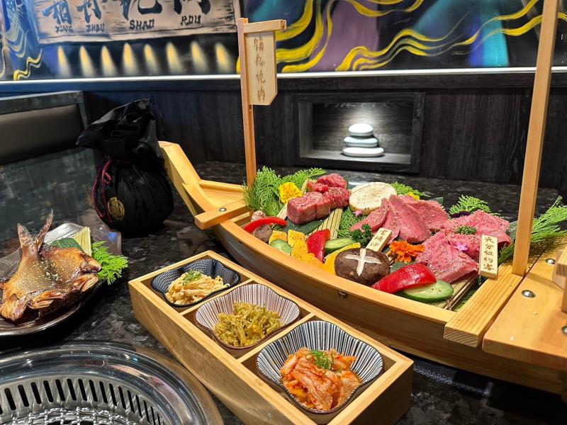 元泰餐飲集團開創新品牌箱舟燒肉 主打日本三大和牛 和牛盛和一次都品嚐。