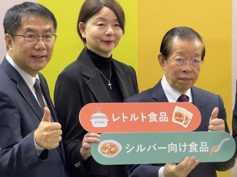 台南市長黃偉哲參加東京食品展開幕。