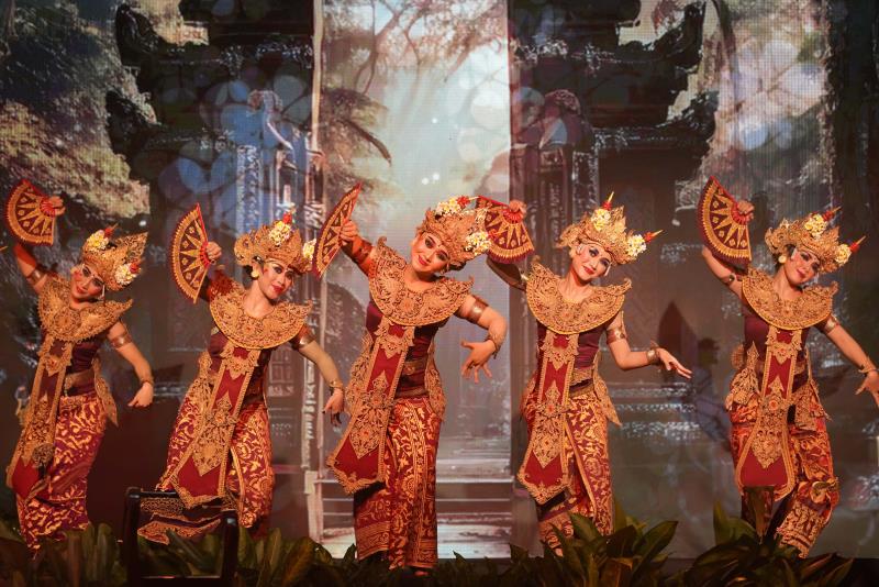 世界奢華飯店獎頒獎典禮開場表演「Legong Kreasi Mahawidya」