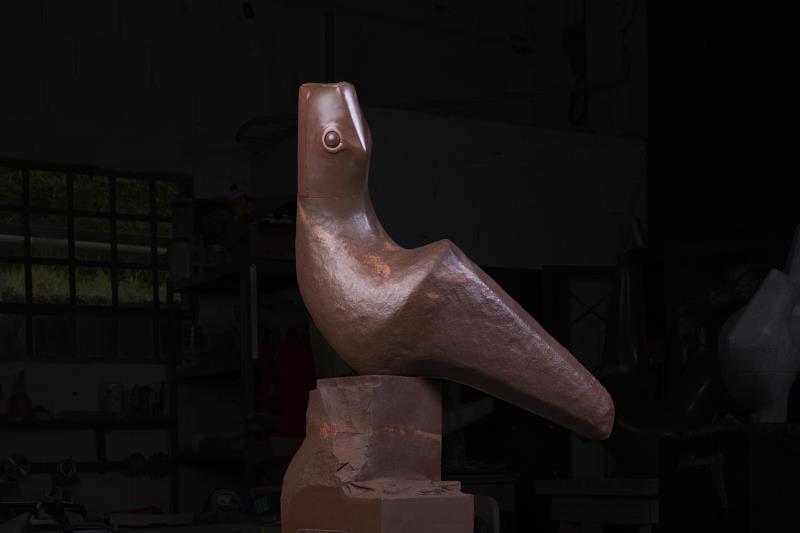 國際雕塑個展《恒續之脈》作品《遠眺Range》