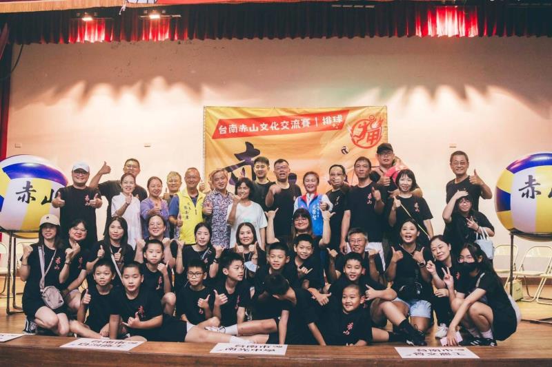 台南赤山排球友誼賽   行銷六甲商圈在地美食與特產