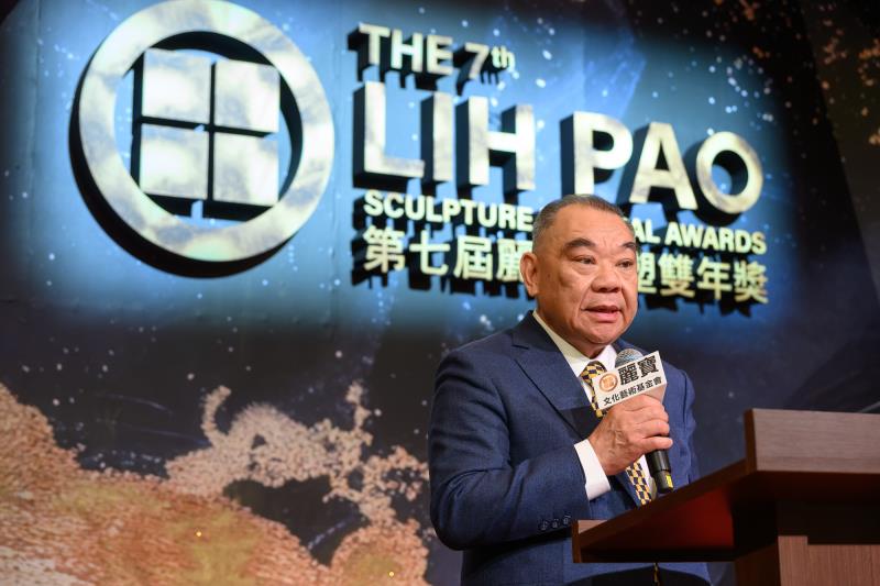 麗寶集團總裁吳寶田致詞.