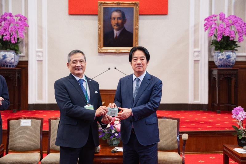 台北義大利商會拜會賴清德總統　深化台義綠色經貿與創新合作新機會