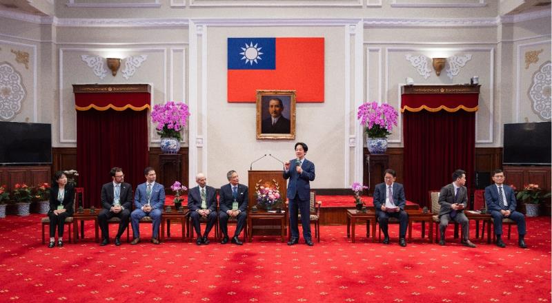 賴總統肯定商會會員的成就並鼓勵商會推動雙邊合作。