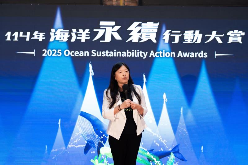 海洋保育署署長陸曉筠表示,感謝淨海大聯盟、在地守護團體及ESG企業投入海洋保育行動。