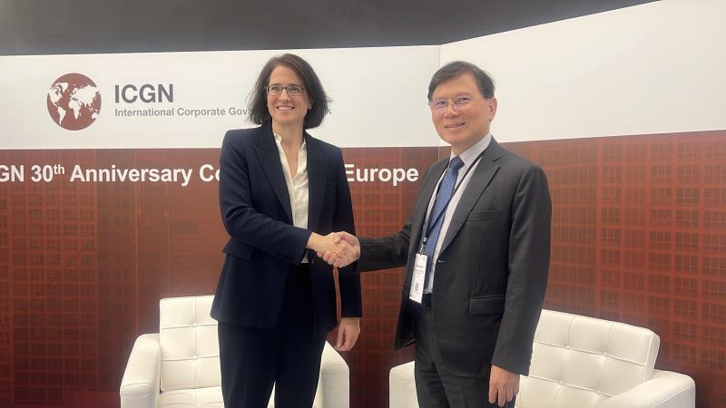 台灣「公司治理」接軌國際最新趨勢!  集保董事長林丙輝參加ICGN米蘭30週年年會