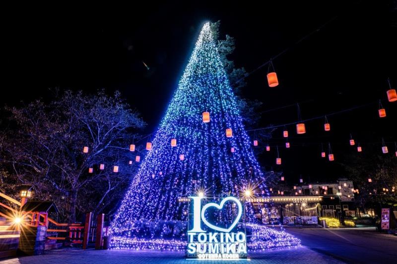 日本冬季光之盛典「時之栖燈飾節」噴泉雷射秀震撼登場