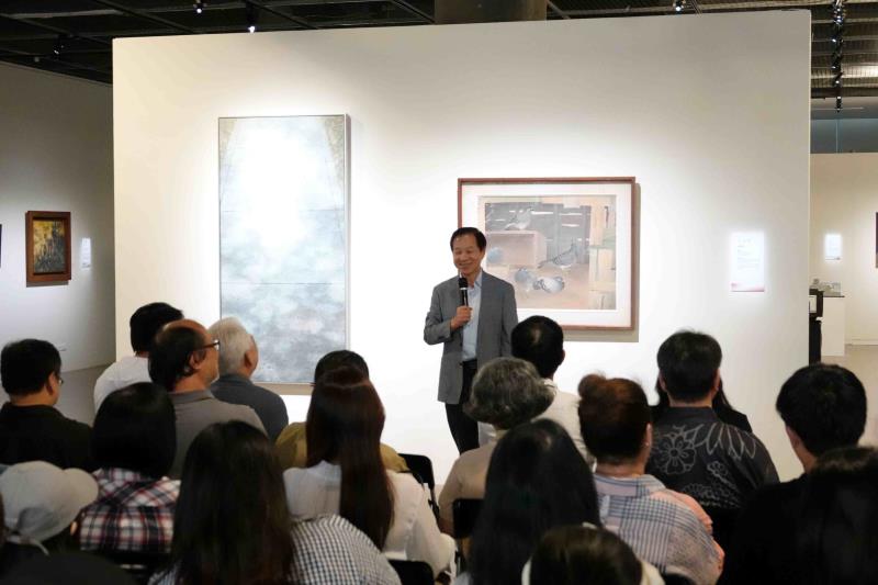 張國恩校長表示，這場展覽是「東海最珍貴的文化資產之一」，展現東海美術教育不斷延展的生命力與文化厚度。