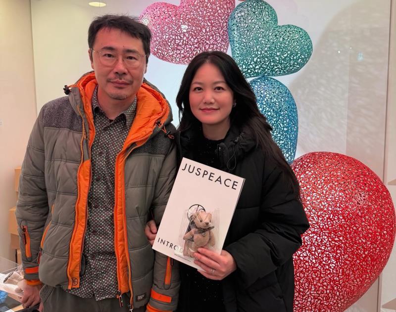 POPLINE兩位創辦人參訪GD 成立並擔任榮譽理事長的 JUSPEACE 基金會 照片提供POPLINE