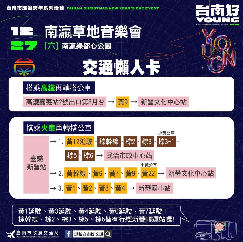 2026南瀛草地音樂會  玖壹壹、林隆璇、日本新銳女子樂團Faulieu新營獻唱