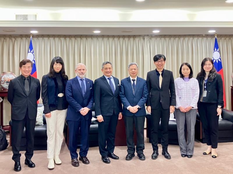 台北義大利商會拜會經部龔明鑫 深化台義經貿產業合作