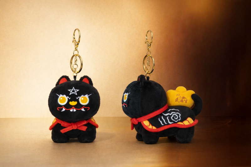 馬年財運跟著走！武德宮運財黑虎布偶悠遊卡2/3開賣 過爐加持助你一路發