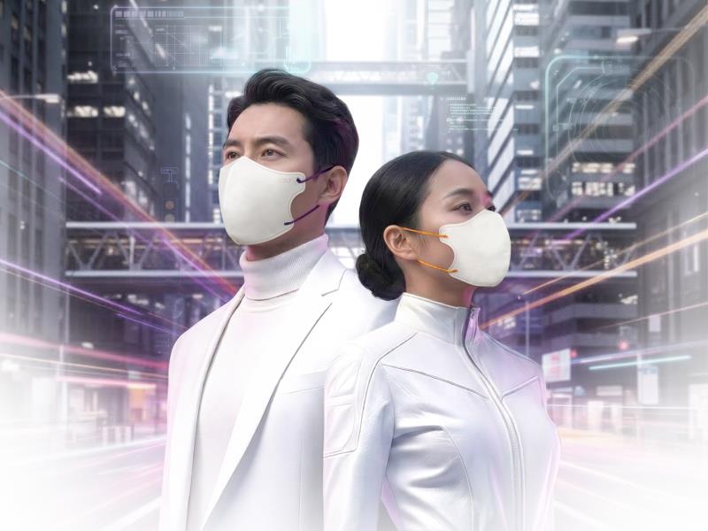 純白美學進化！中衛Simply White 2026年度款登場　耳繩融入賽博霓虹色