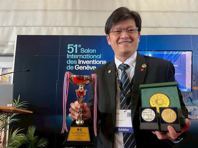 台灣品牌Dr.Foot發光日內瓦　AI足鞋科技奪一金一銀