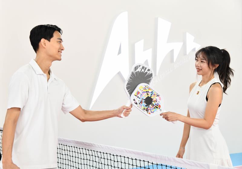 
「Ahhh」相識好地方專業等級室內匹克球場地