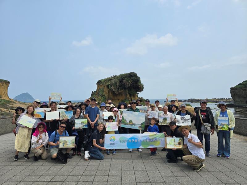 與藝術家相約北海岸寫生   共創春日最美風景線