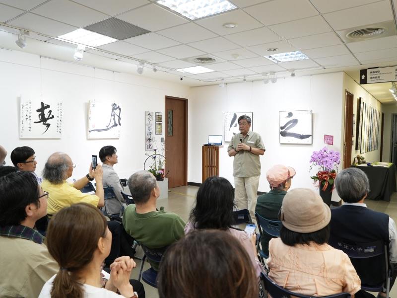 華梵大學李天任校長致詞。