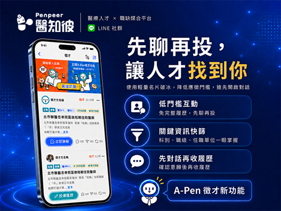 大和證券領投 看好醫知彼 8.8 萬醫事社群人力媒合潛力