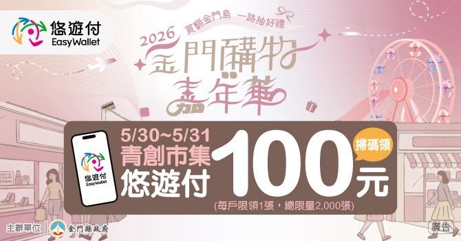 首波青創市集送$100