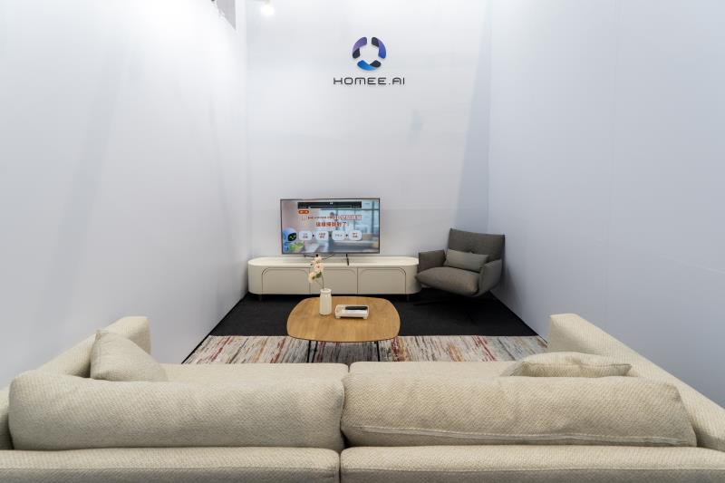 HOMEE AI於展場打造沉浸式居家空間體驗