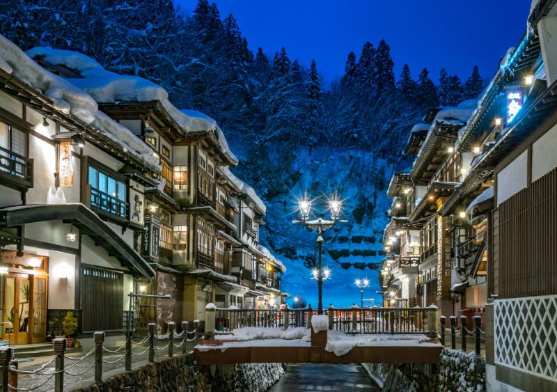 日本東北夢幻名宿美景美食之旅    秋楓．冬雪雙季節登場