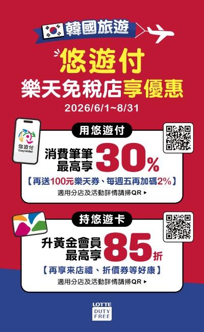 暑假遊韓悠遊付！現金回饋最高30%