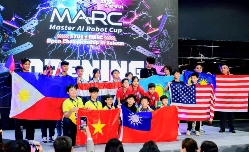  2026MARC機器人世界公開賽  TEAM TAIWAN獲7金 
