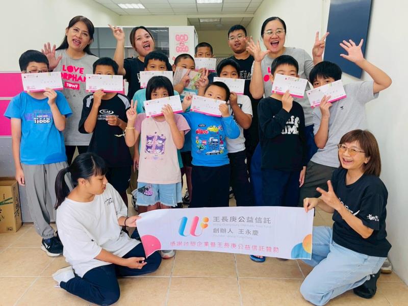 用笑容想念爸爸  台塑用愛陪伴 助失親兒揮別陰霾迎向陽光