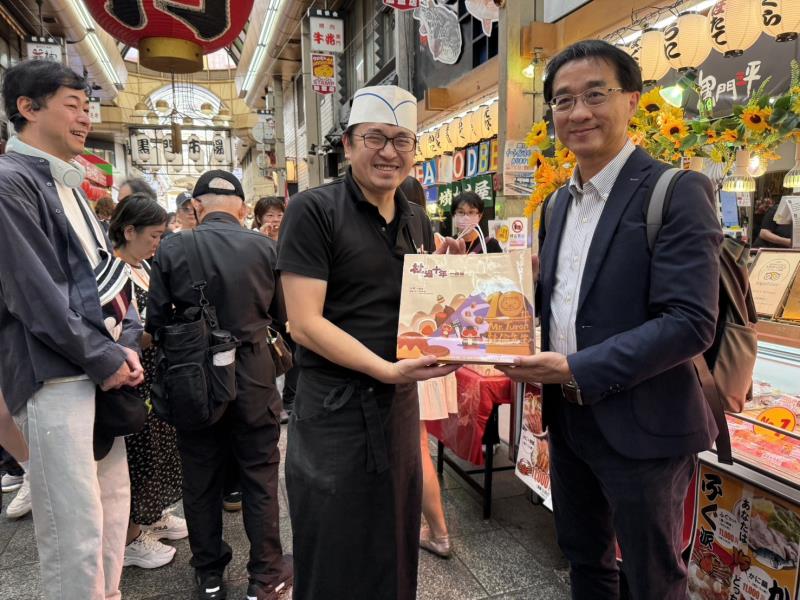 花蓮縣政府於9月21日至9月25日帶領花蓮縣公有零售市場及東大門夜市人員赴日本關西地區觀摩參訪
