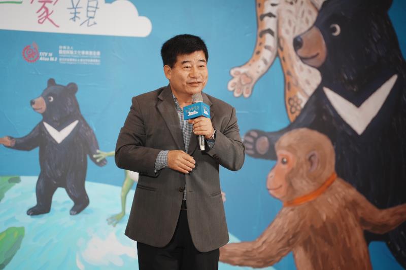 客家公共傳播基金會董事長宋廷棟致詞。