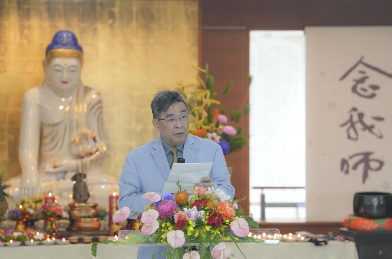 華梵大學李天任校長致詞。