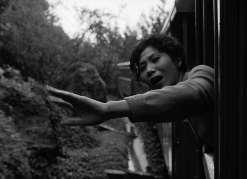 《舊情綿綿》（1962）數位修復版亞洲首映選在新北投捷運站旁的七星公園，呼應電影中送別劇情段落的車站月台場景。（國家影視聽中心提供）