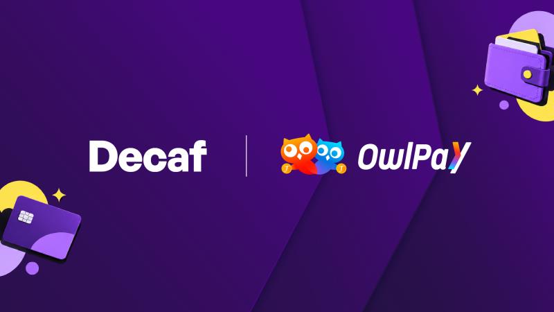 Decaf 已將 OwlPay Harbor 整合進 Decaf Business，讓在美國境外註冊的企業能持有美元帳戶，並直接支付款項給美國供應商。