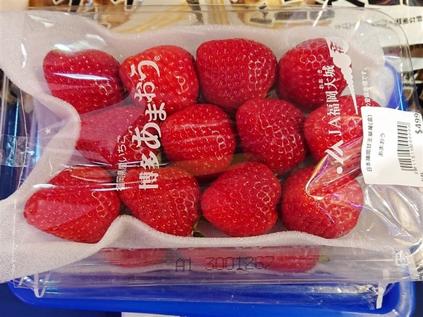 日本草莓农药屡违规 食药署最快2周内预告放宽