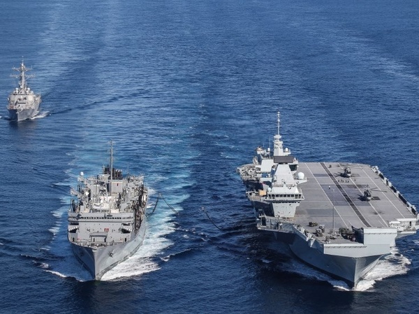 英航舰打击群2025重返太平洋 携手日本捍卫印太