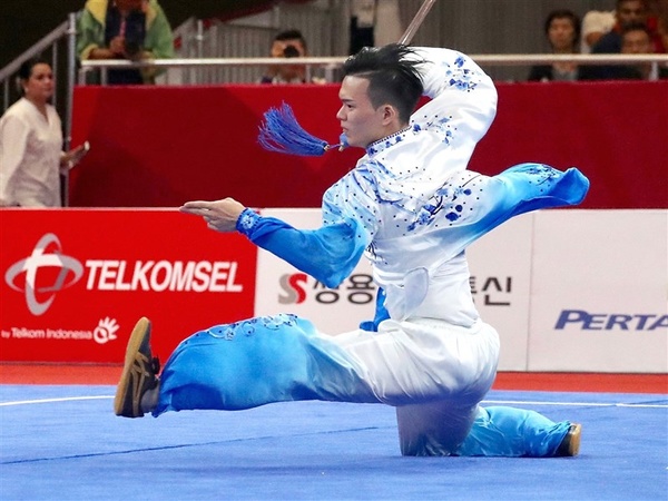 成都世大運台灣開胡 孫家閎男子武術太極劍奪銀