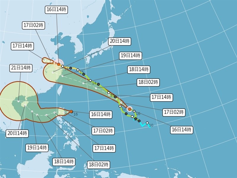 颱風蘇力估24小時內生成 中秋節大台北防短暫陣雨、東半部留意大雨