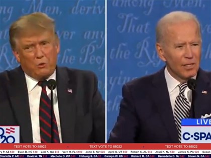 美國大選首場辯論川普不斷插話 拜登嗆閉嘴[影]