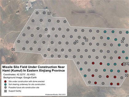 中國新建百座飛彈發射井 澳洲防長憂影響區域安全