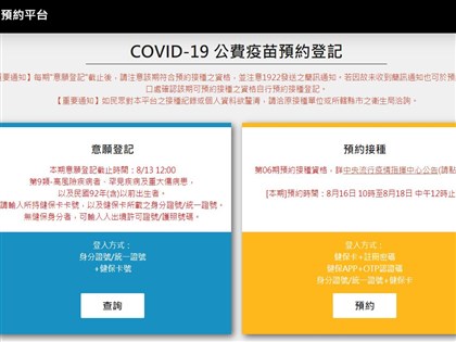 高端疫苗預約首日2分鐘湧4.2萬人 平台啟動流量管制