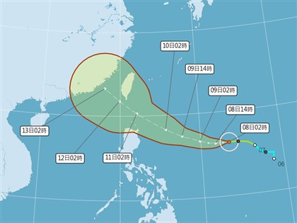 颱風璨樹朝台灣東南前進 未來走向影響週末天氣