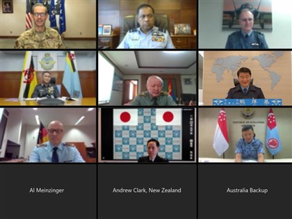 印太軍事將領視訊會議 空軍司令熊厚基出席