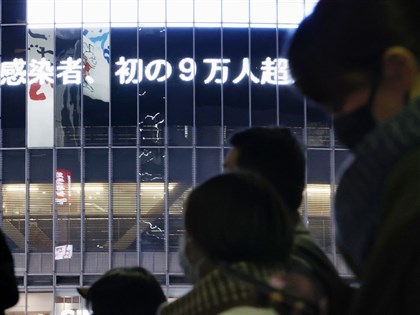 日本疫情延燒 單日增9萬例確診80死創新高