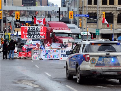 加拿大卡車司機美國邊界示威 白宮憂危及供應鏈[影]