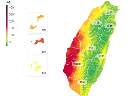 中南部空氣品質紅爆 應避免外出